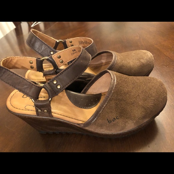 rina wooden slingback clogs